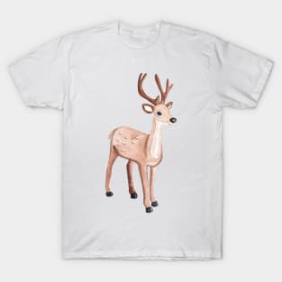 Watercolor reindeer T-Shirt